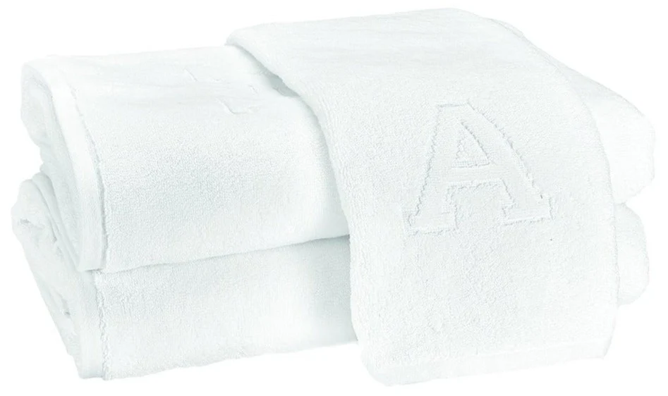 Auberge Monogram Bath Towels