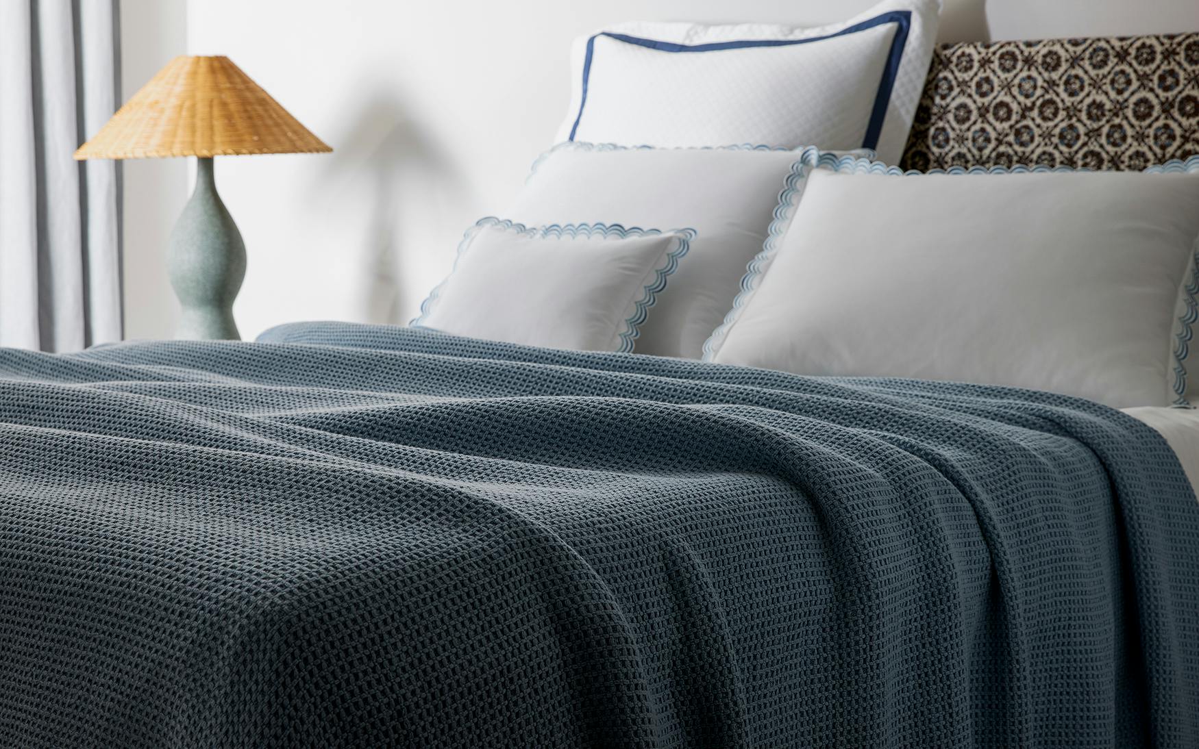 Chatham Blanket, Hazy Blue - Image 3