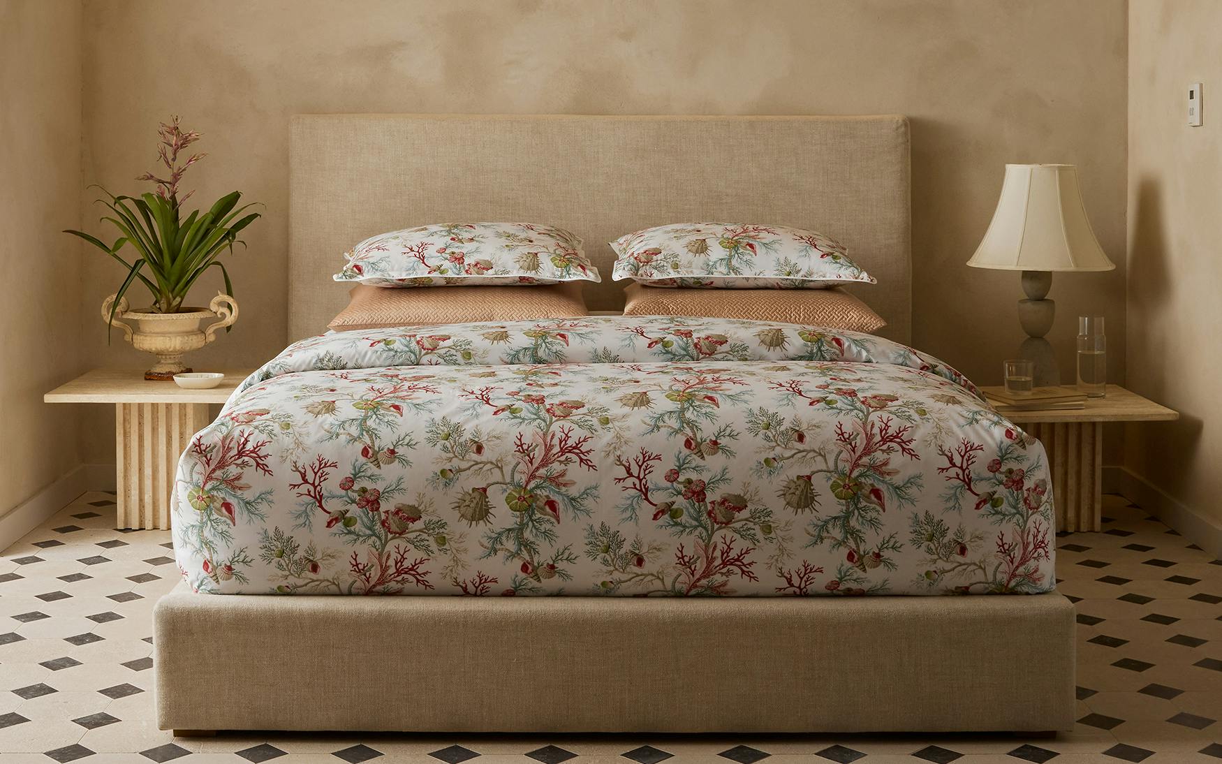 Del Tesoro Bedding Collection, Coral - Image 5