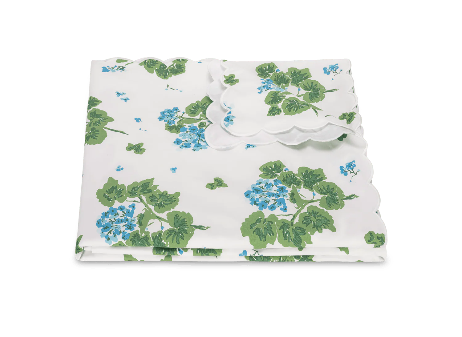 Tillett x Matouk Geranium Bedding Collection, Blue - Image 2