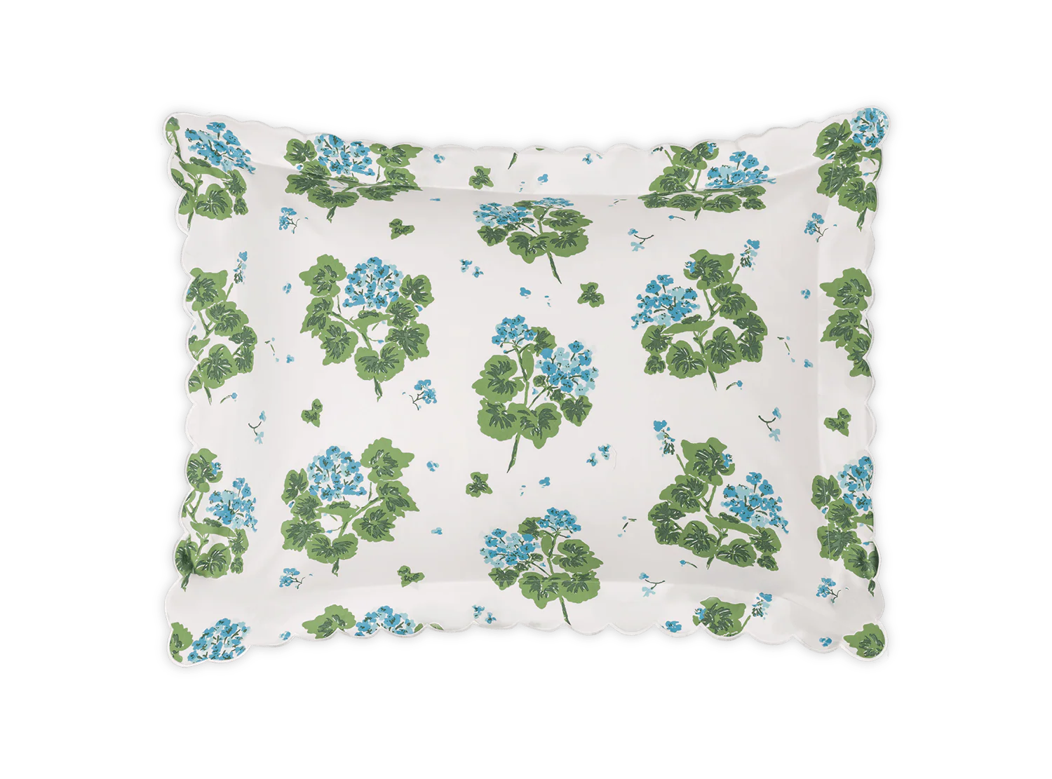 Tillett x Matouk Geranium Bedding Collection, Blue - Image 5