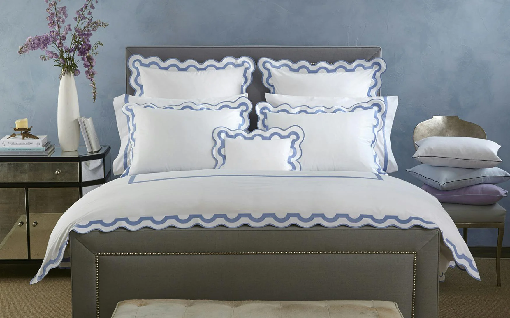 Mirasol Bedding Collection, Azure - Image 7