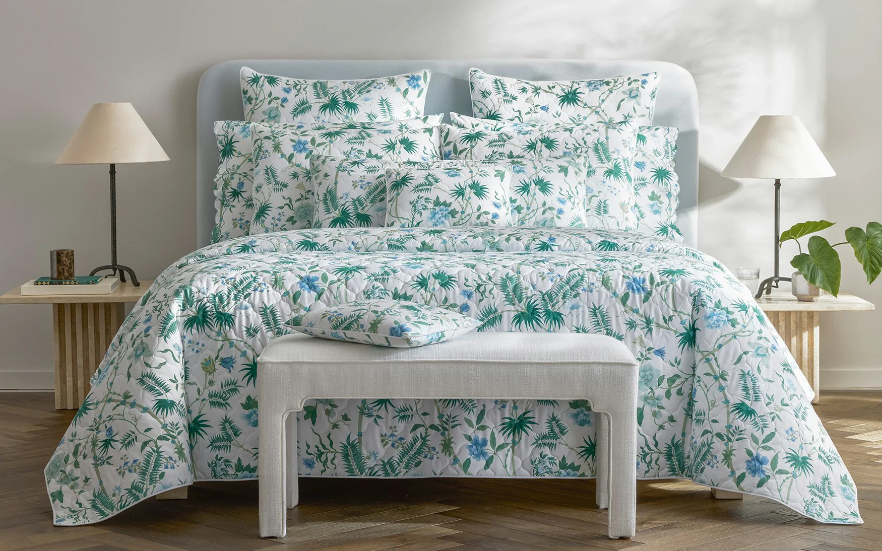 Palmyra Bedding Collection, Emerald - Image 10