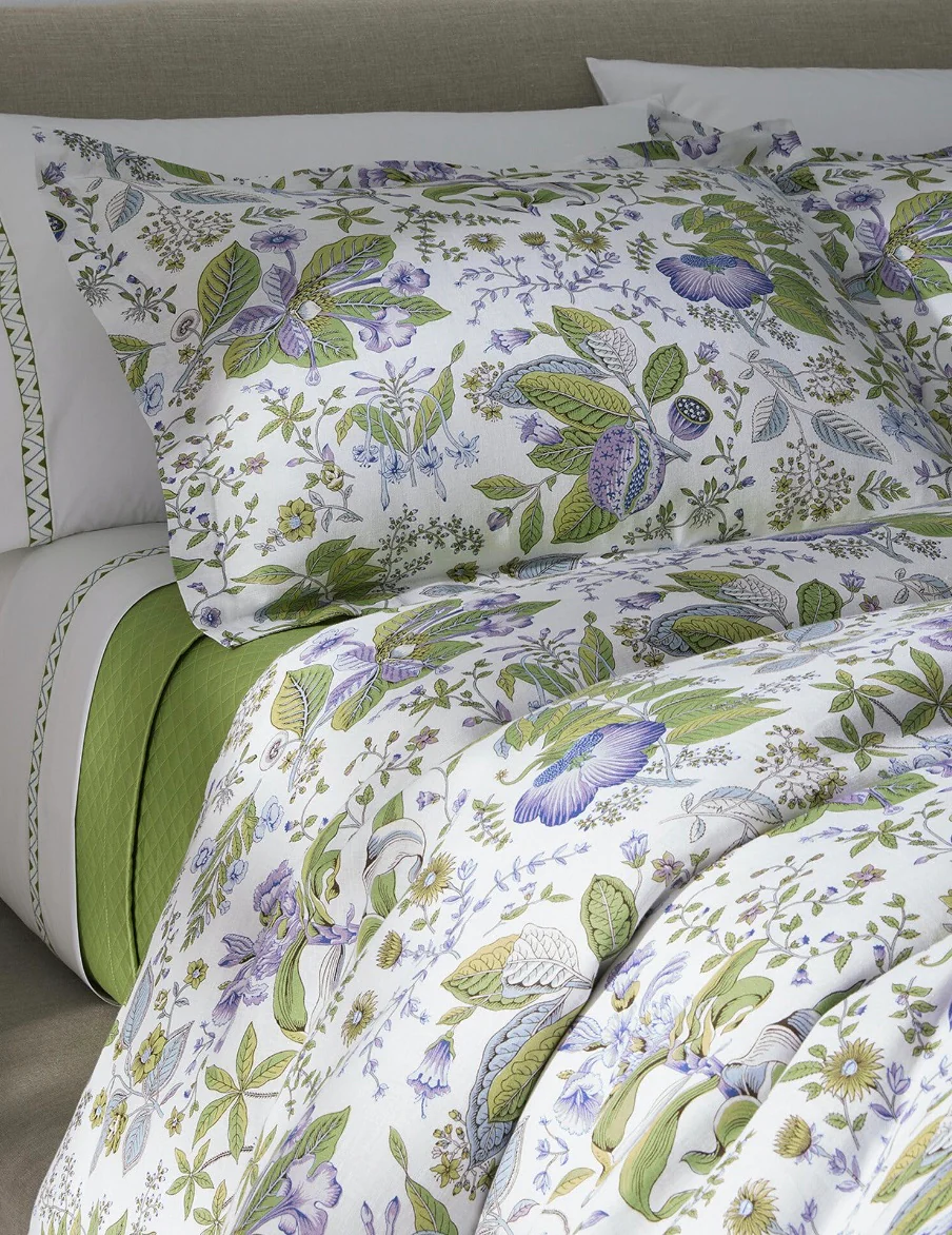 Pomegranate Roman Linen Bedding Collection, Lilac - Image 6