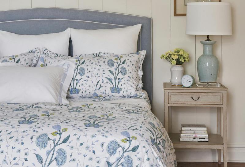 Schumacher Khilana Bedding Collection, Blue - Image 8