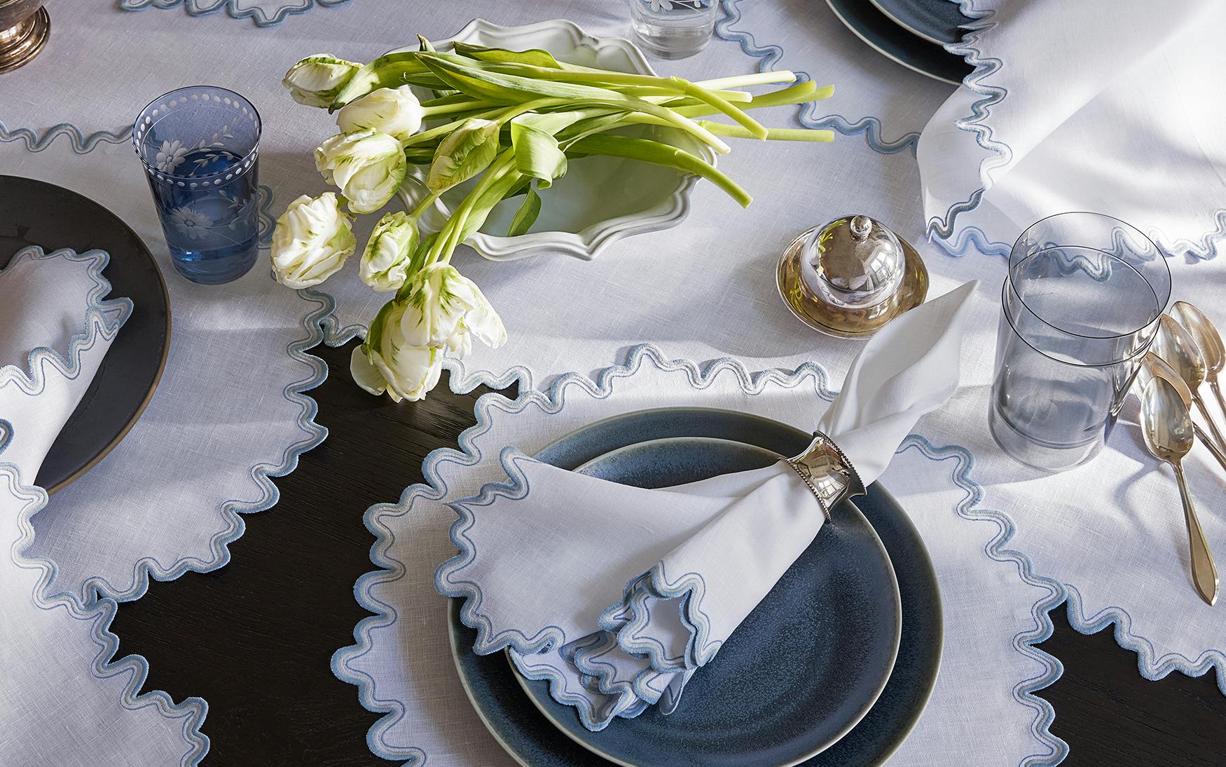 Wave Tabletop Collection, Hazy Blue - Image 4