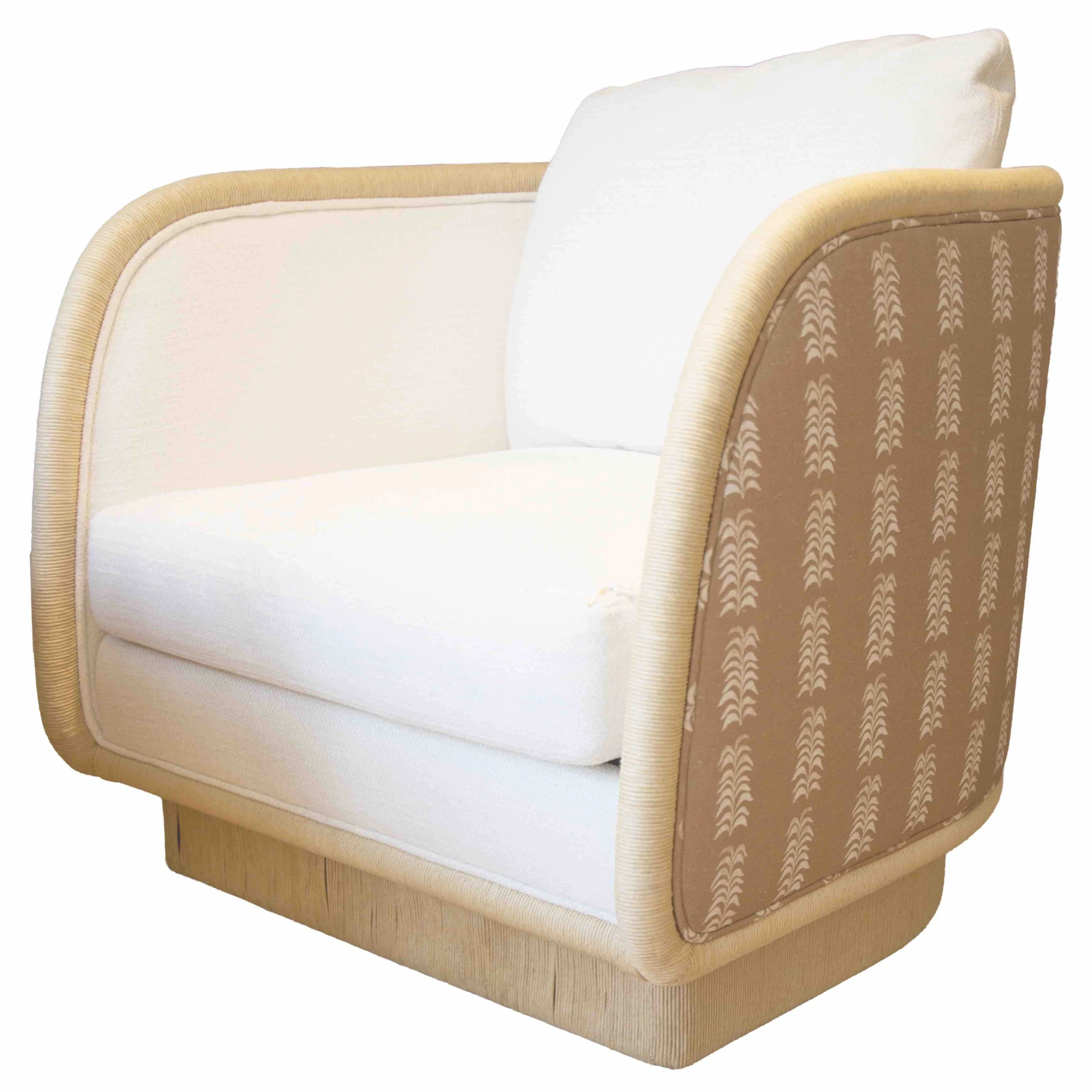 Coastal Swivel Chair