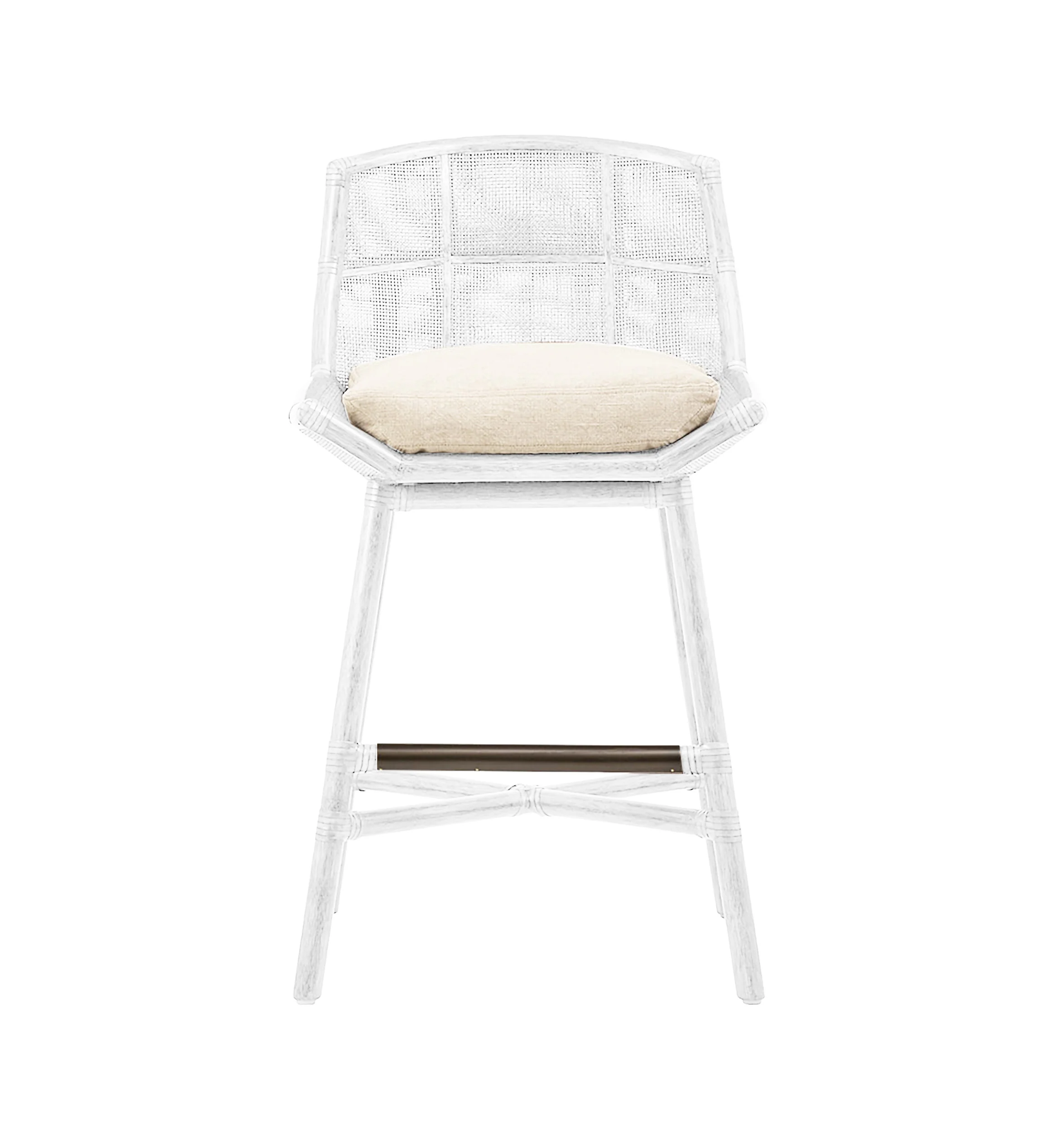Maketto Barstool in White - Image 2