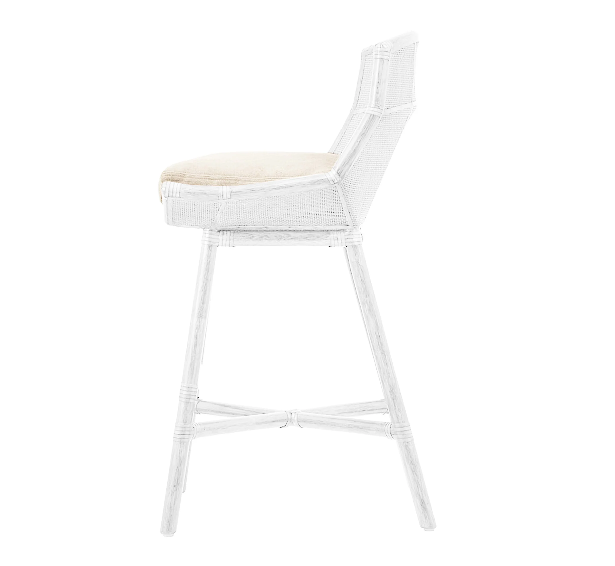 Maketto Barstool in White - Image 3