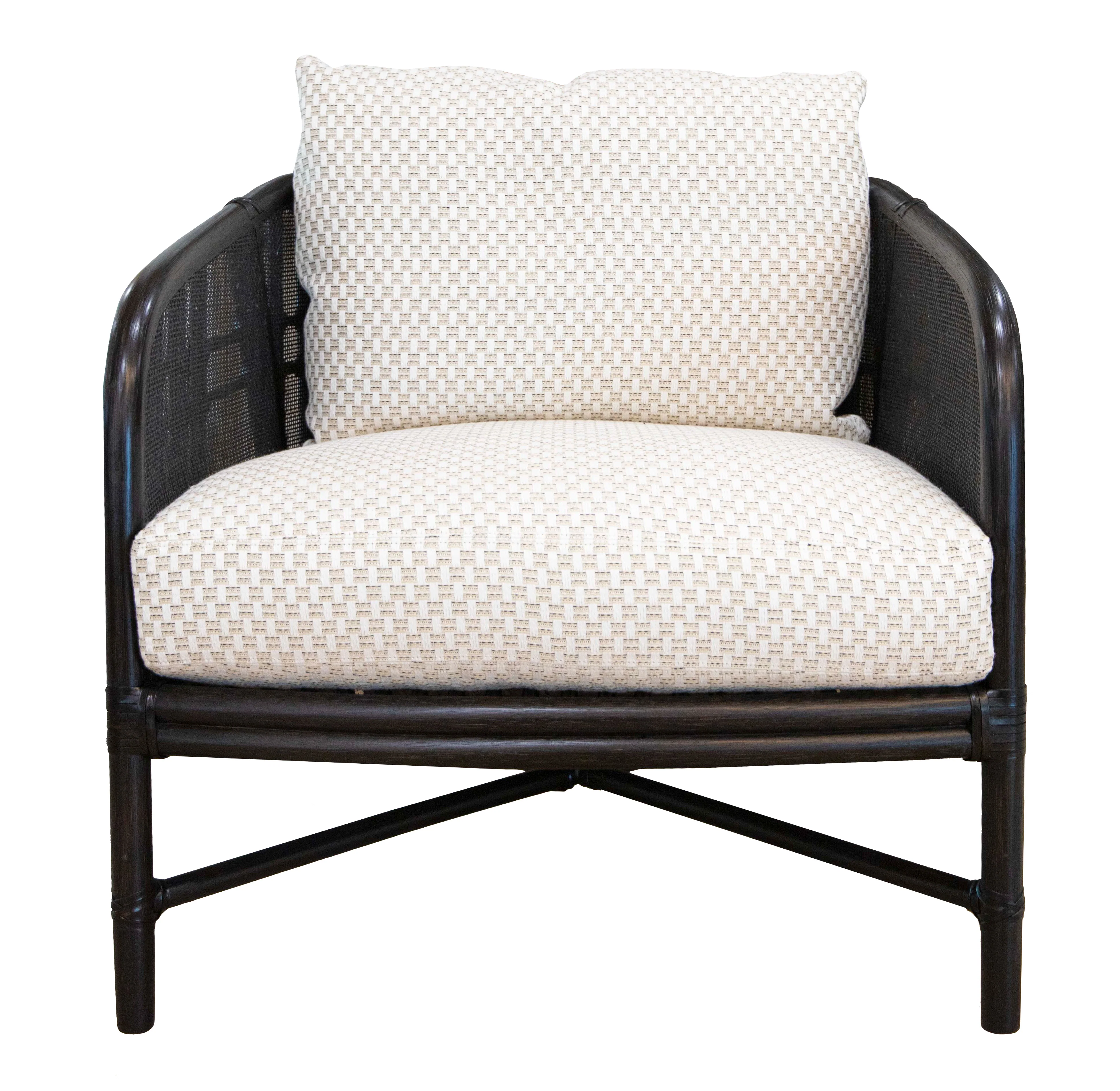Plaid Lounge Chair - Image 2