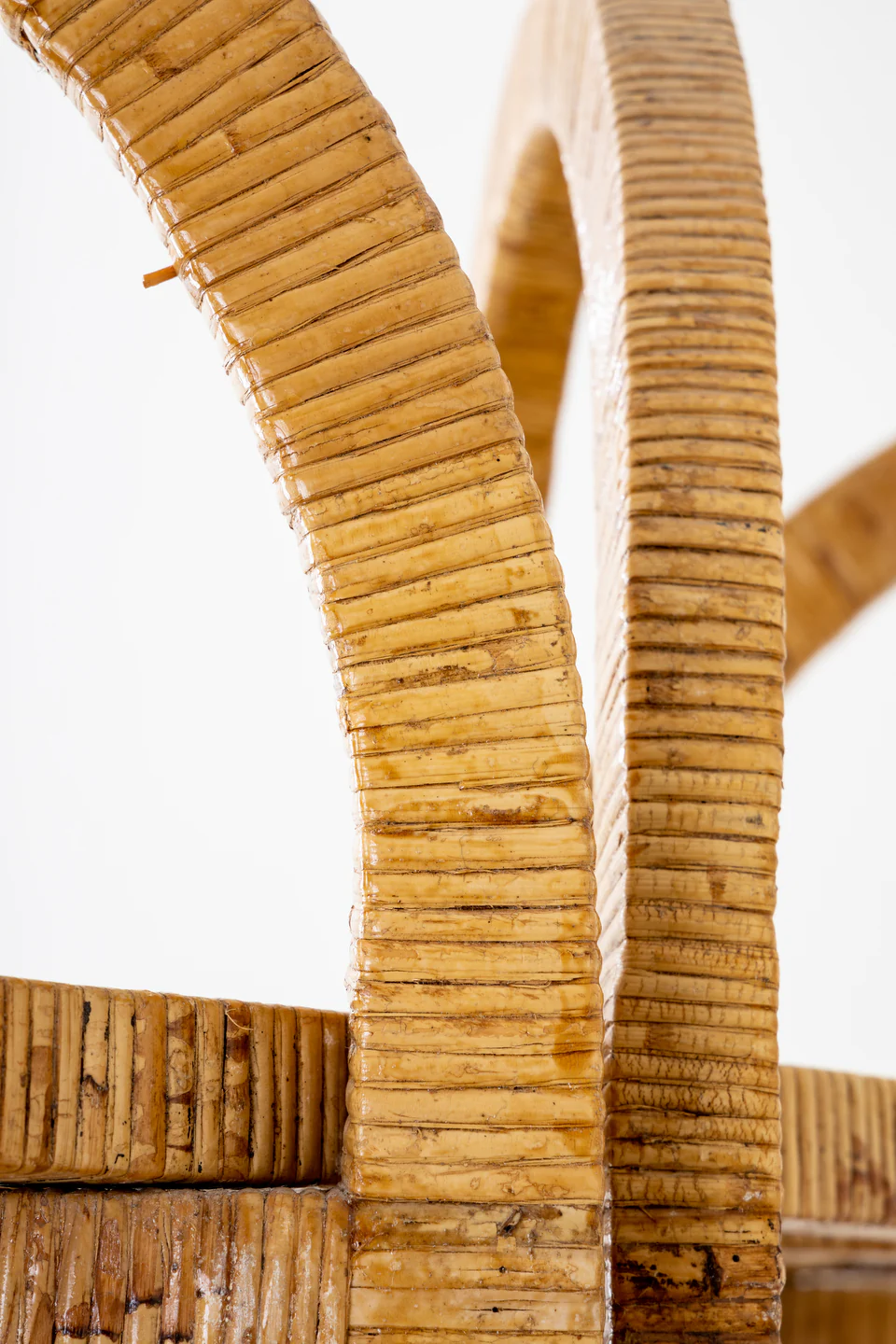Florida-Style Rattan Etagere - Image 3