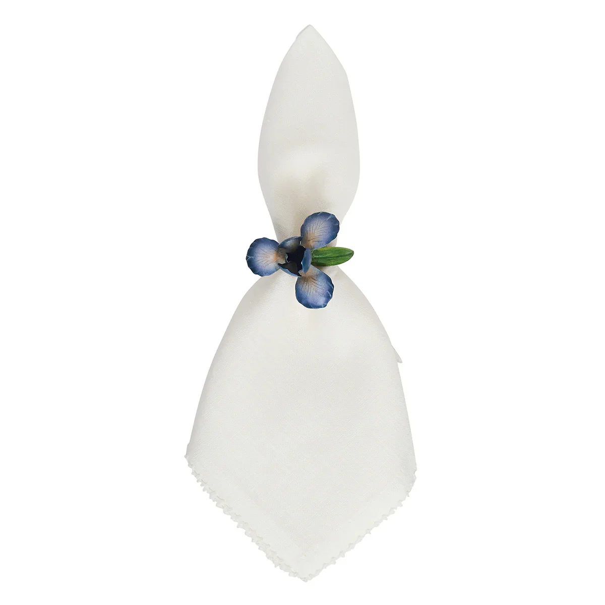 Meadow Walk Iris Napkin Ring Set - Image 2