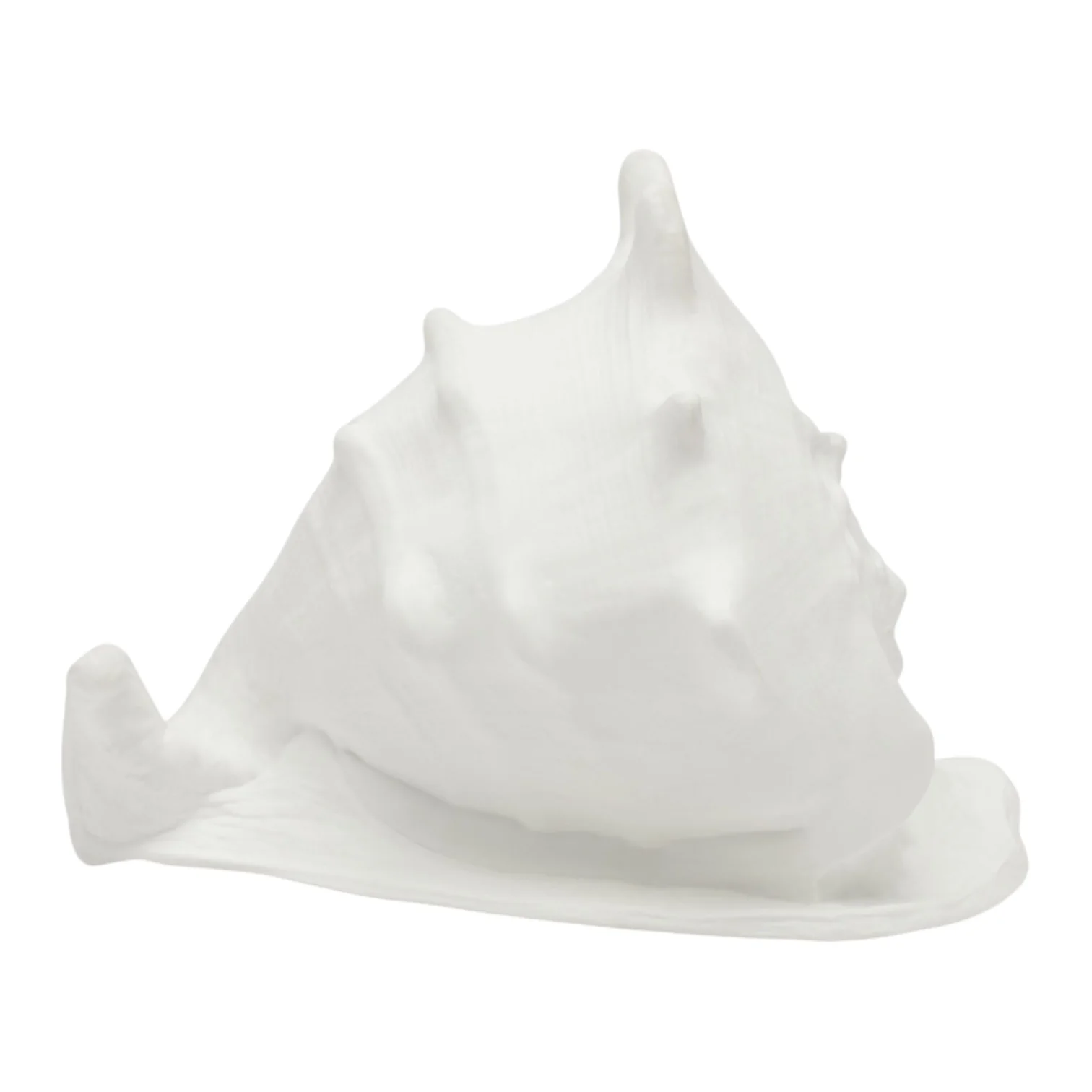 Large Gian Conch Shell in White Porcelain - Image 2