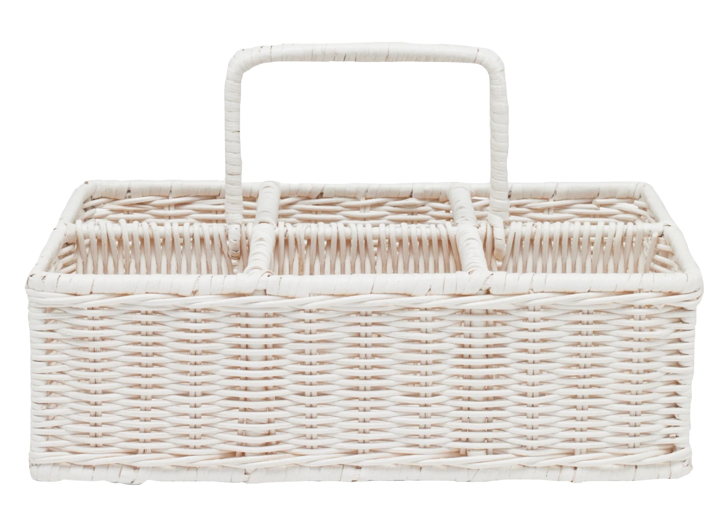 Micaela White Rattan Serveware Collection - Image 5