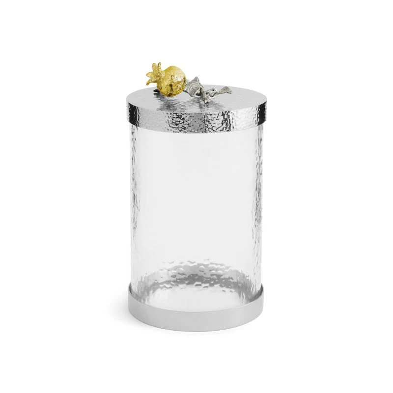 Pomegranate Silver & Gold Canister - Image 3