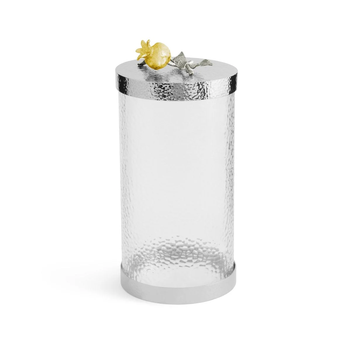 Pomegranate Silver & Gold Canister - Image 4