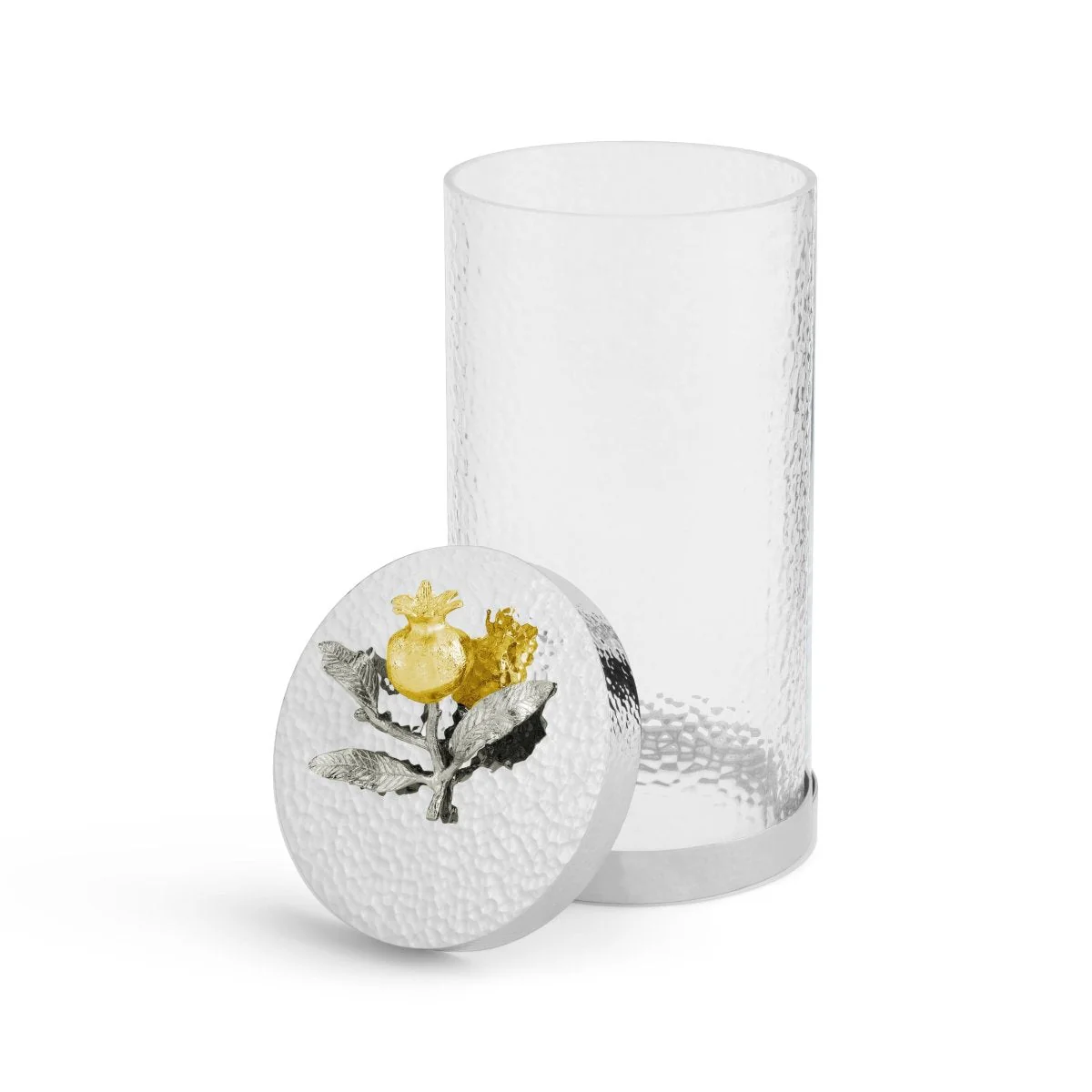 Pomegranate Silver & Gold Canister - Image 5