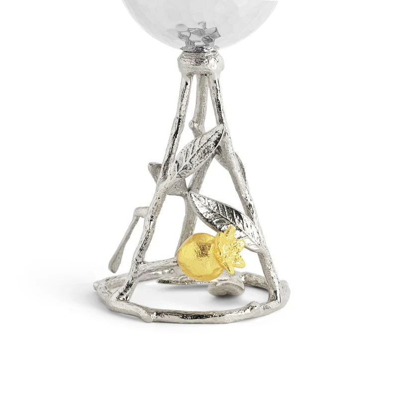 Pomegranate Silver & Gold Kiddish Cup - Image 2