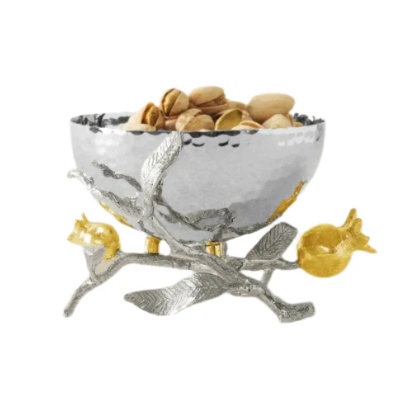 Pomegranate Silver & Gold Serveware Collection - Image 3