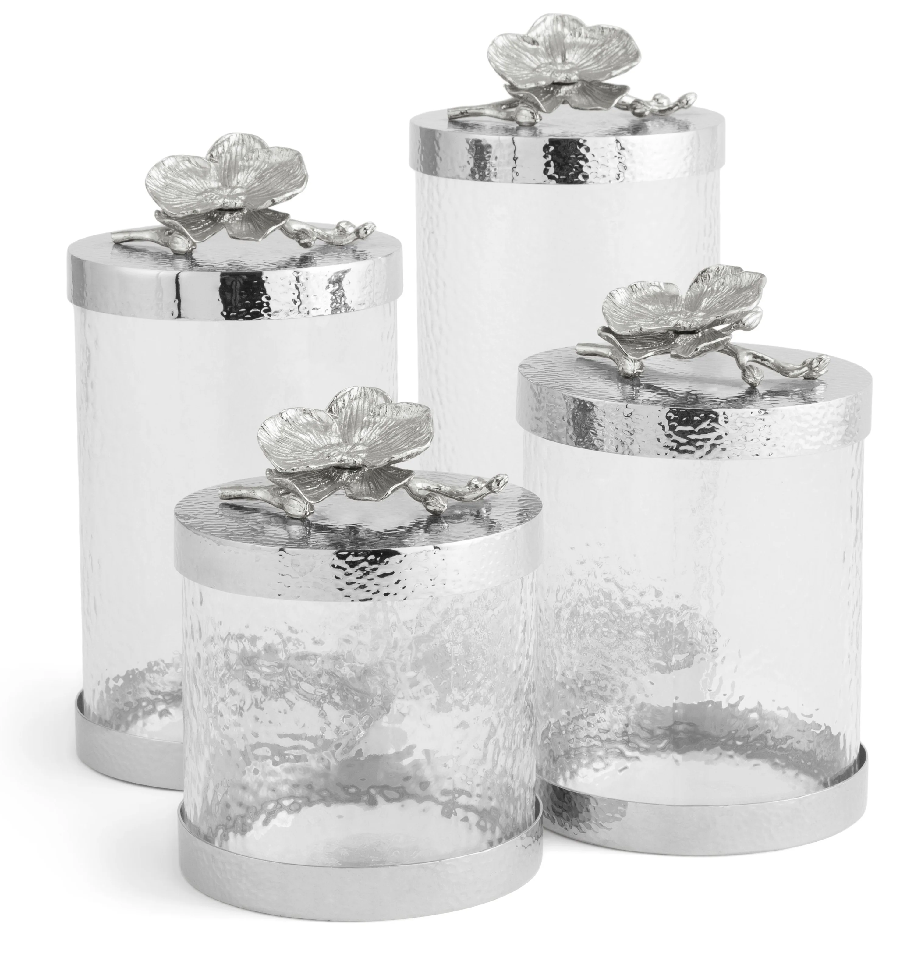 White Orchid Canister Collection