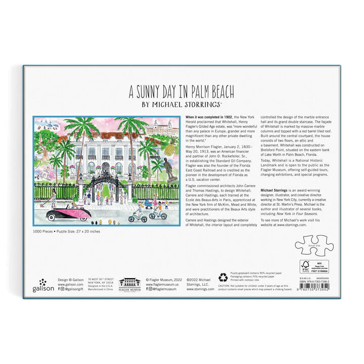 Michael Storrings A Sunny Day in Palm Beach 1,000 Piece Puzzle - Image 3
