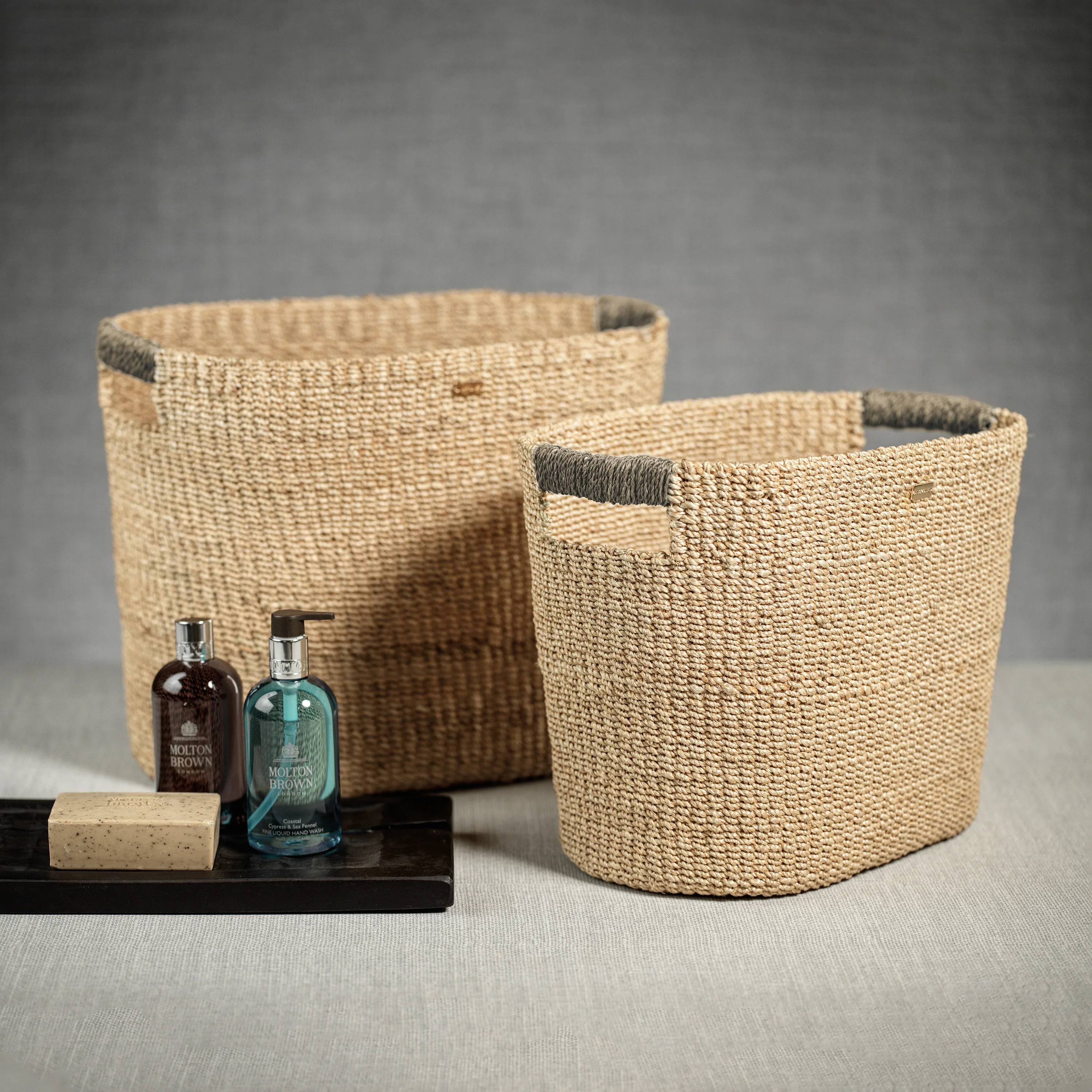 Miramar Oval Abaca Basket - Image 2