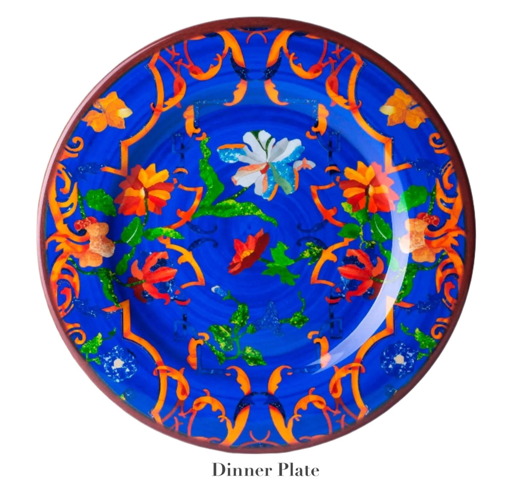 Pancale Blue Melamine Dinnerware Collection - Image 2