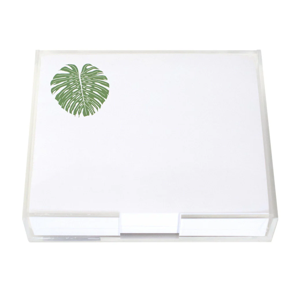 Monstera Leaf Large Notepad - Image 2