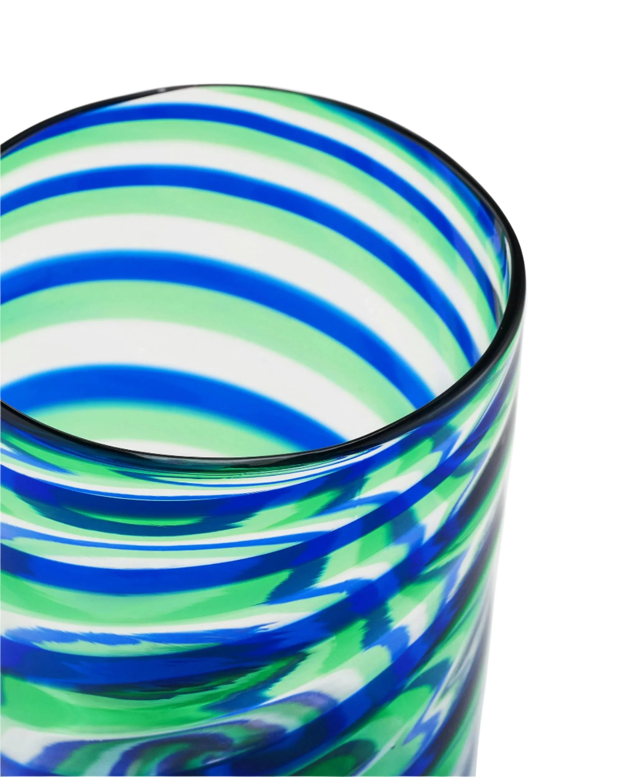 Murano Rainbow Swirl Tumbler Collection - Image 3