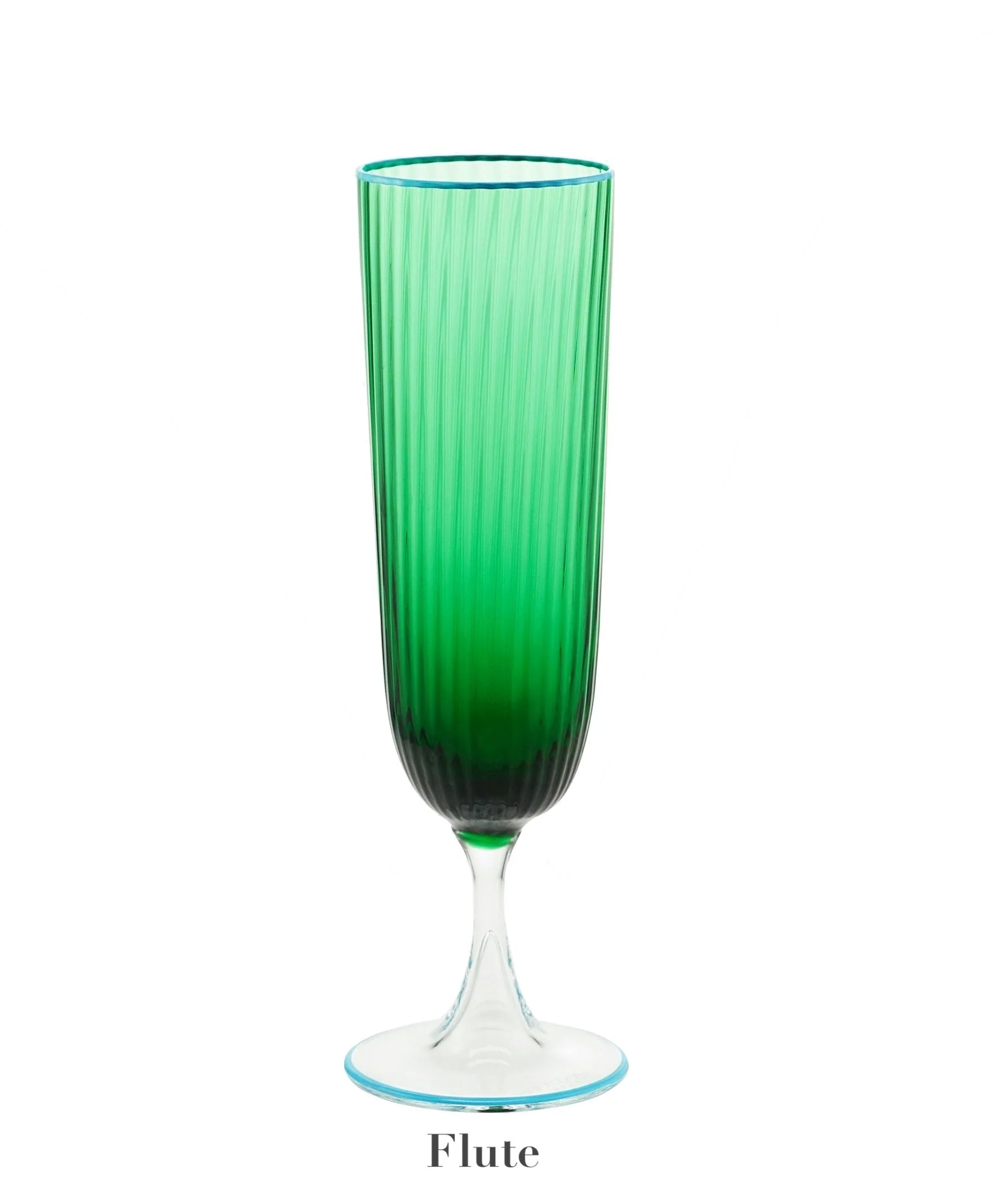 Murano Striped Green Drinkware Collection - Image 6
