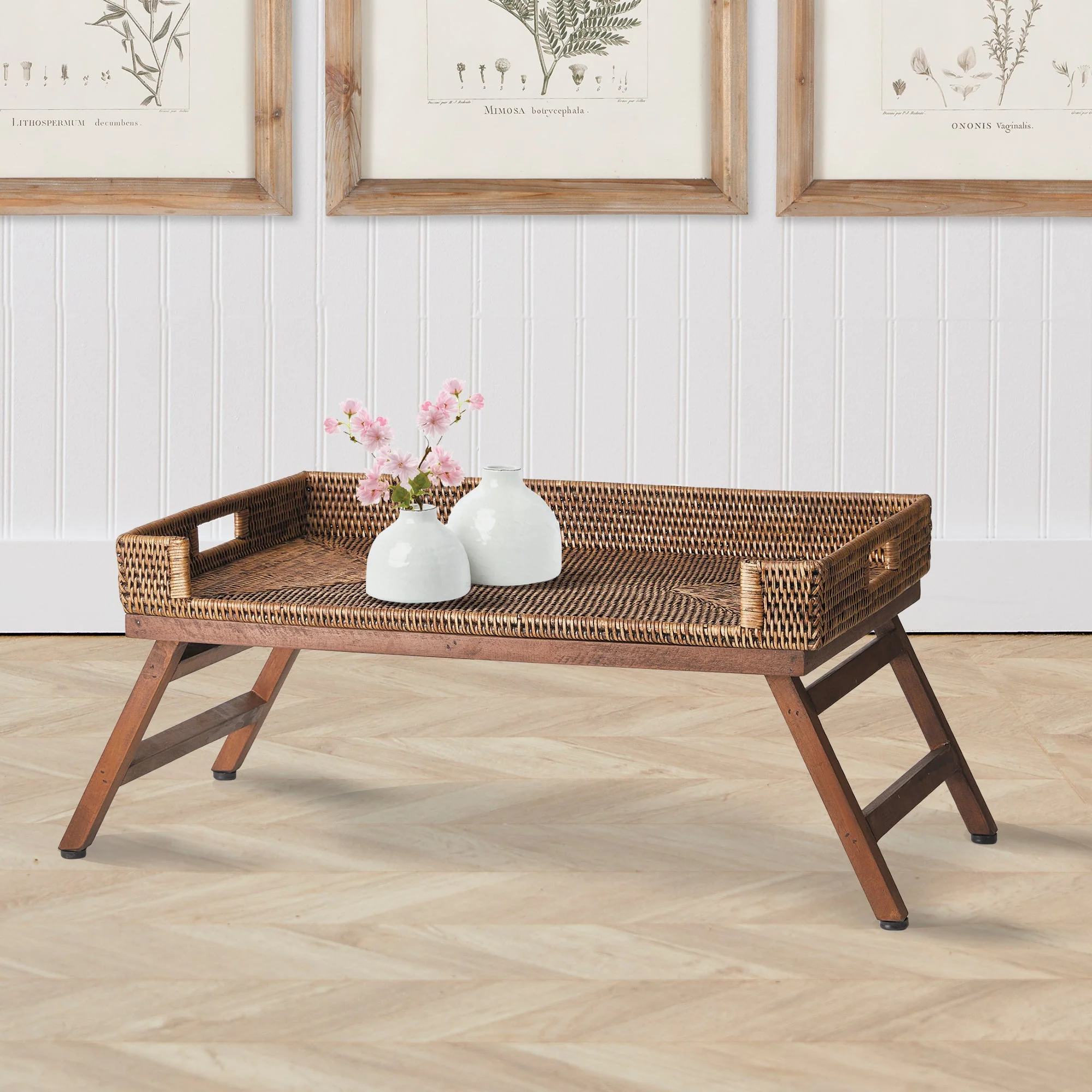 Burma Rattan Lap Tray Table - Image 2