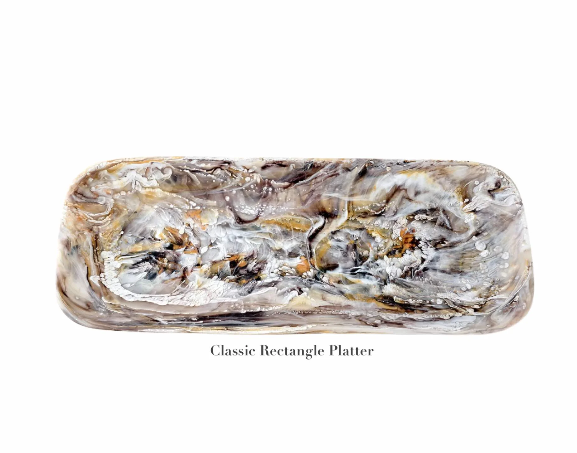 Mocha Resin Serveware Collection - Image 5