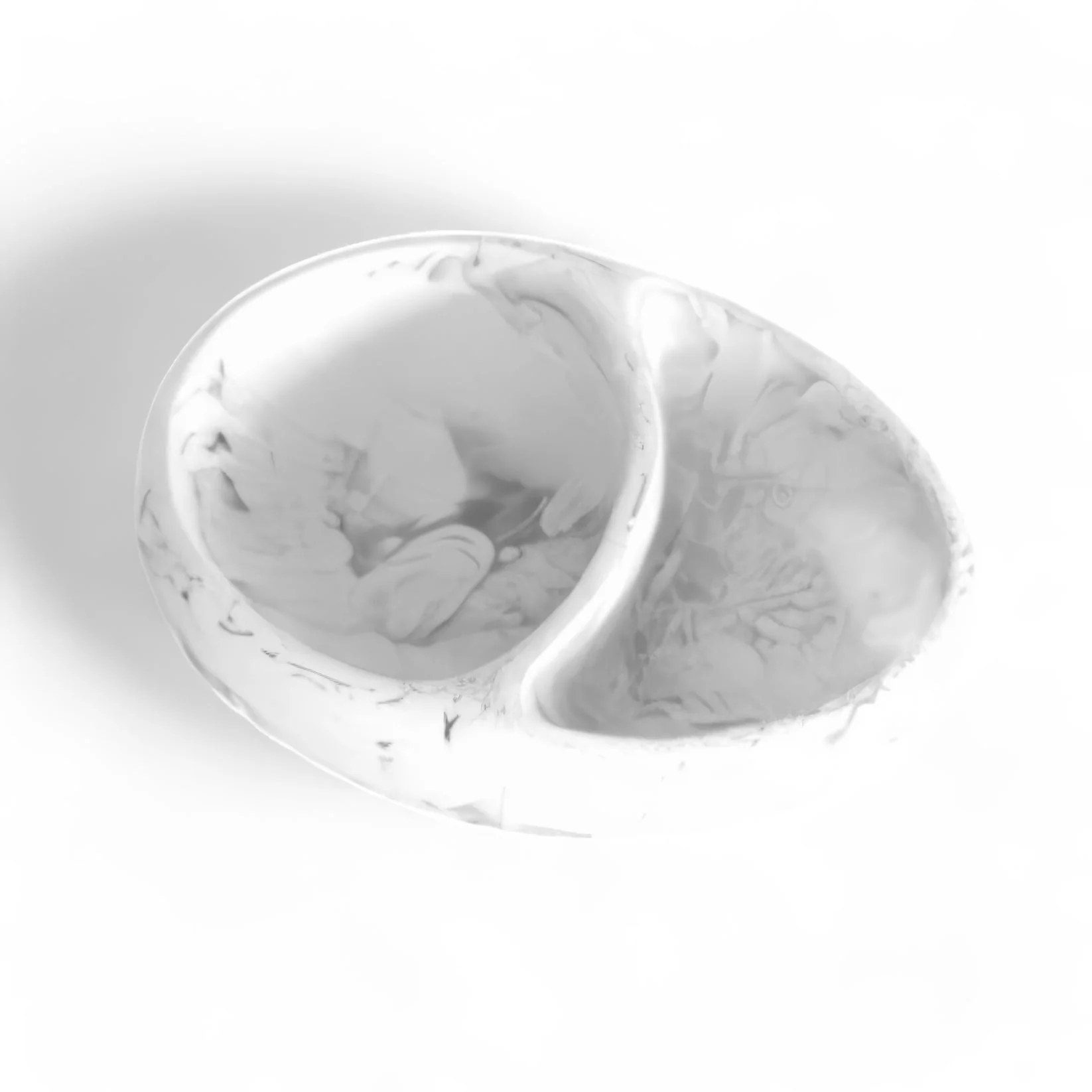 White Swirl Resin Serveware Collection - Image 18