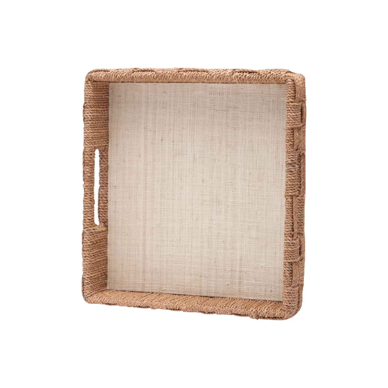 Heather Natural Rope and Raffia Tray Collection - Image 3