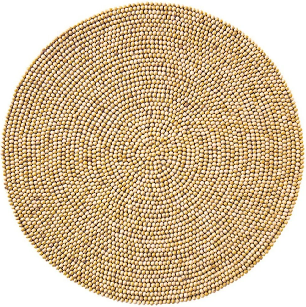 Natural Wood Bead Placemat