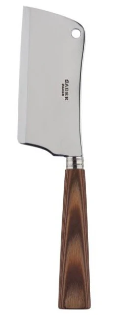Natural Wood Cheese Cleaver