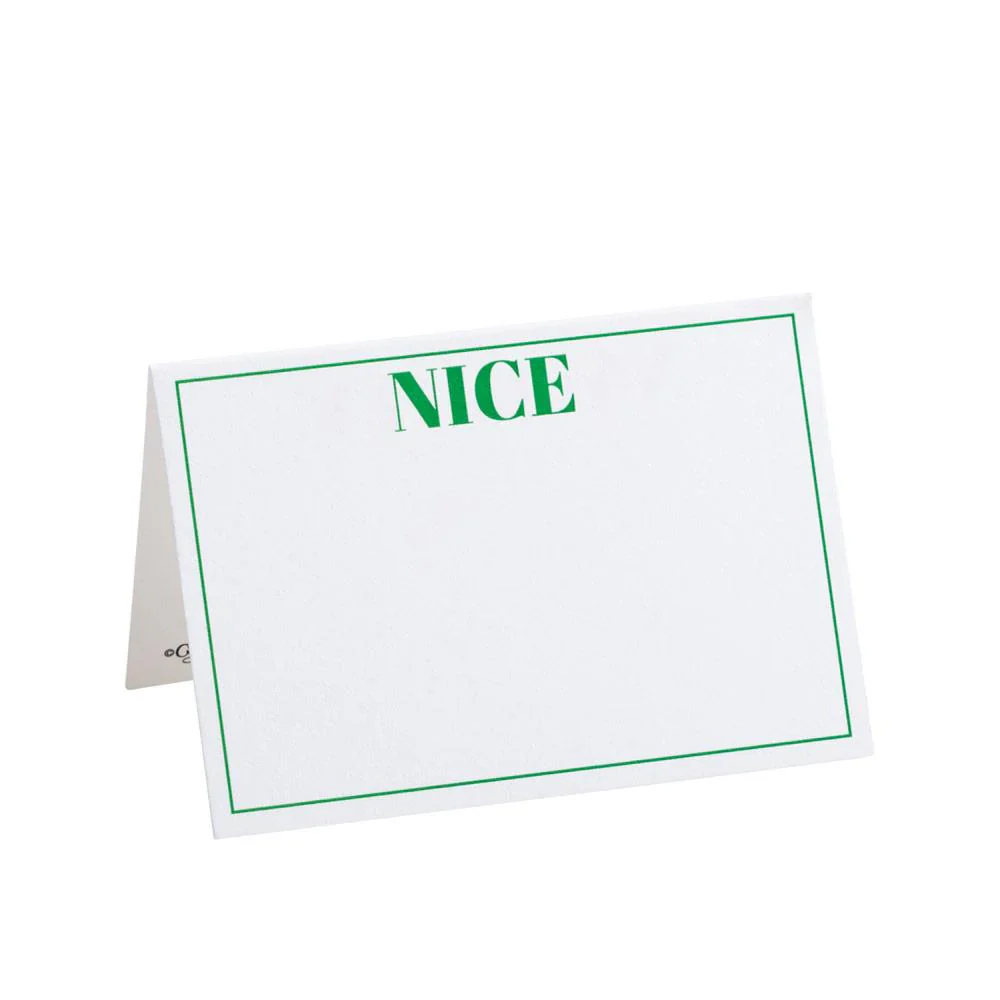 Naughty or Nice Reversible Place Card Set - Image 2