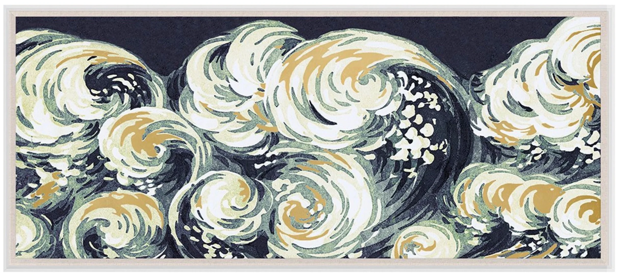 Gold Leaf Wave