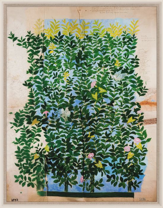 Green Leaves by Paule Marrot in Acrylic Box