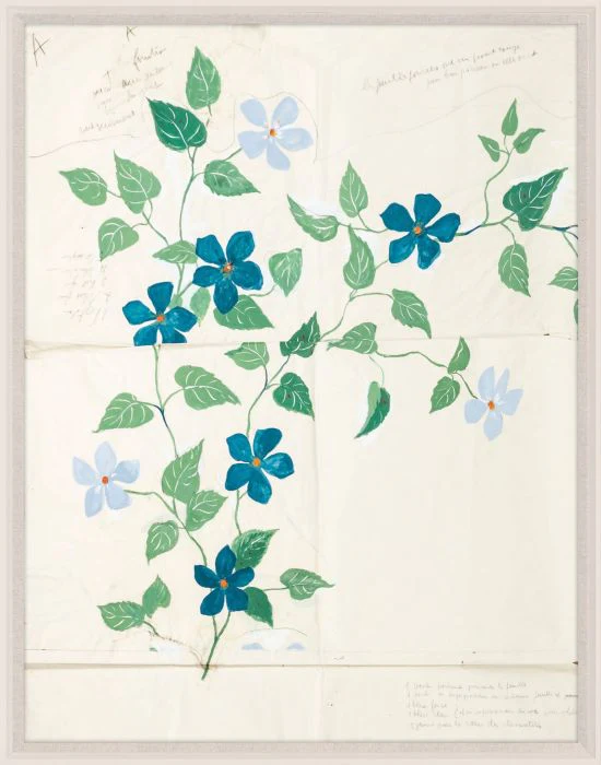 Portes Des Fleurs 1 by Paule Marrot in Acrylic Box