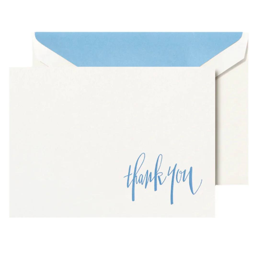 Newport Blue Thank You Card Set