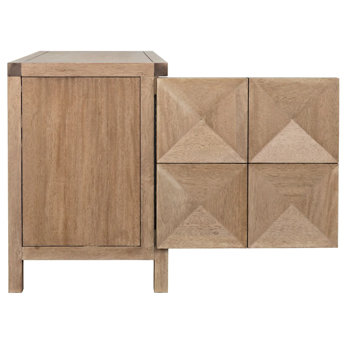 Quadrant 2 Door Sideboard, Washed Walnut - Image 2