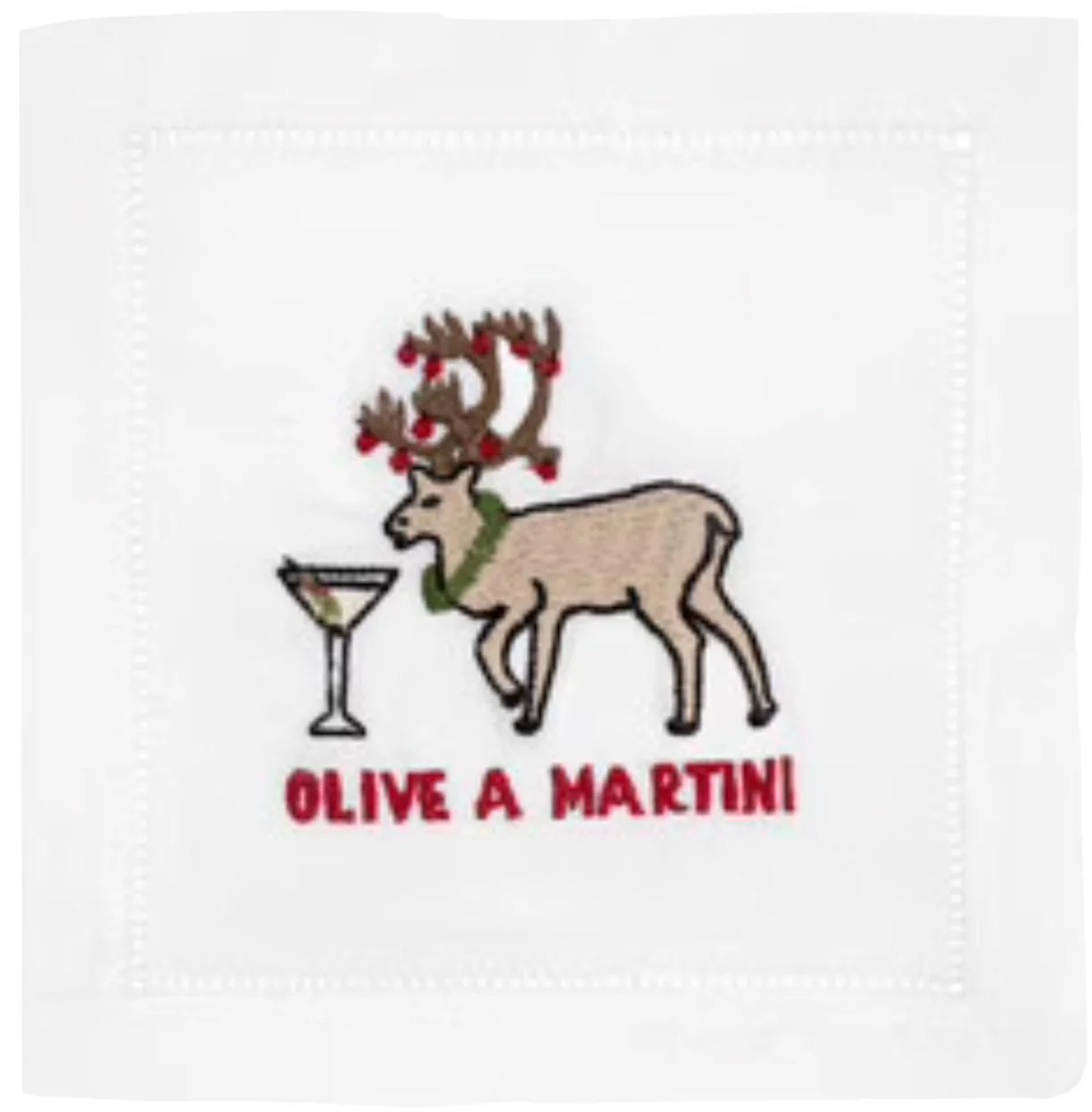 Olive A Martini Cocktail Napkins