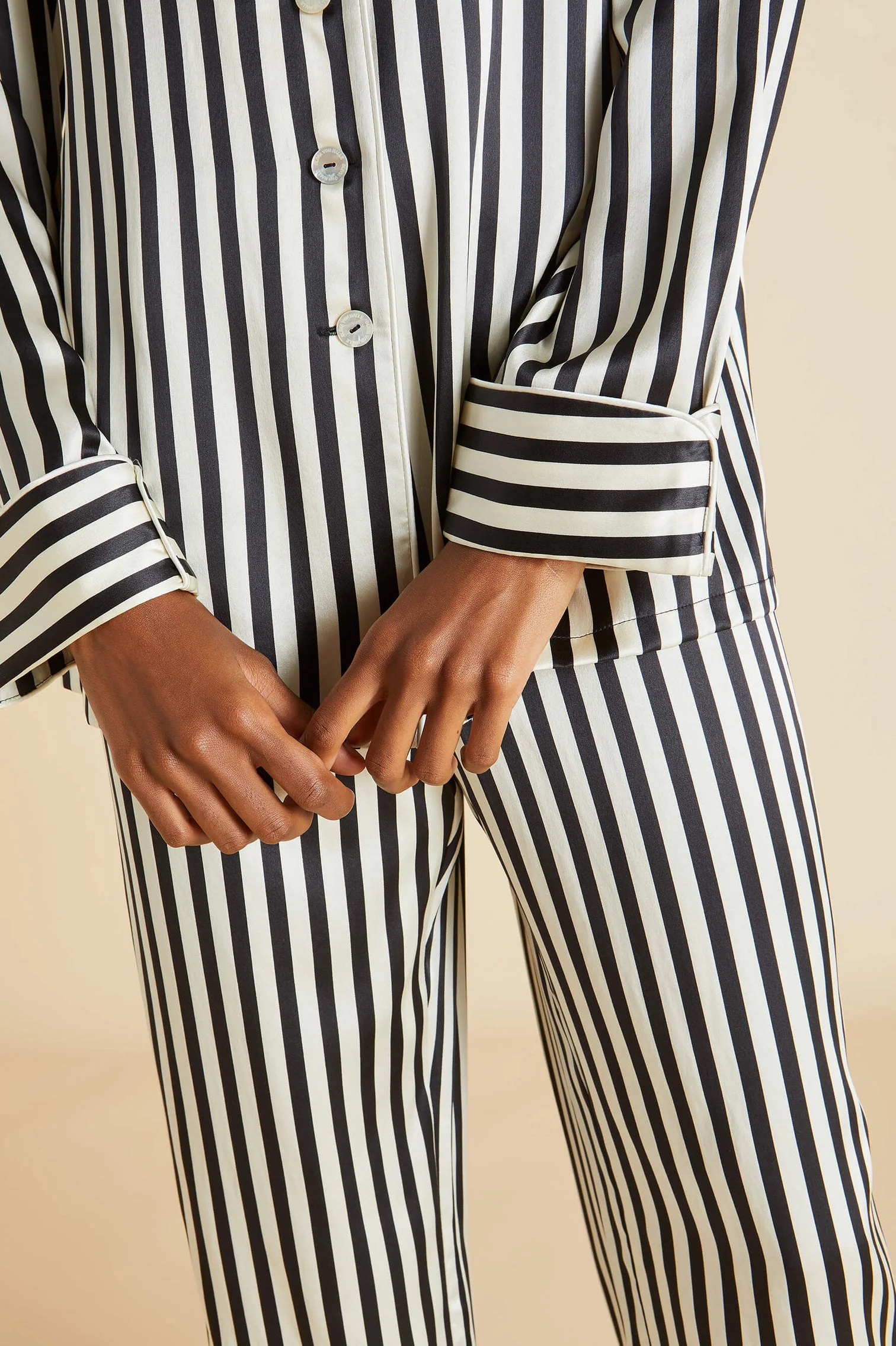 Lila Silk Pajamas - Image 5