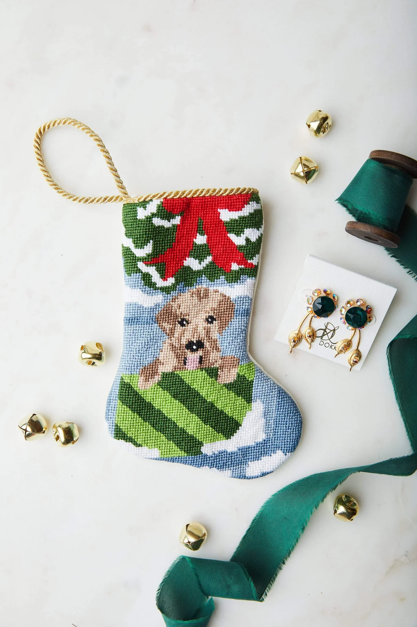 Open for Joy! Needle Point Stocking - Image 2