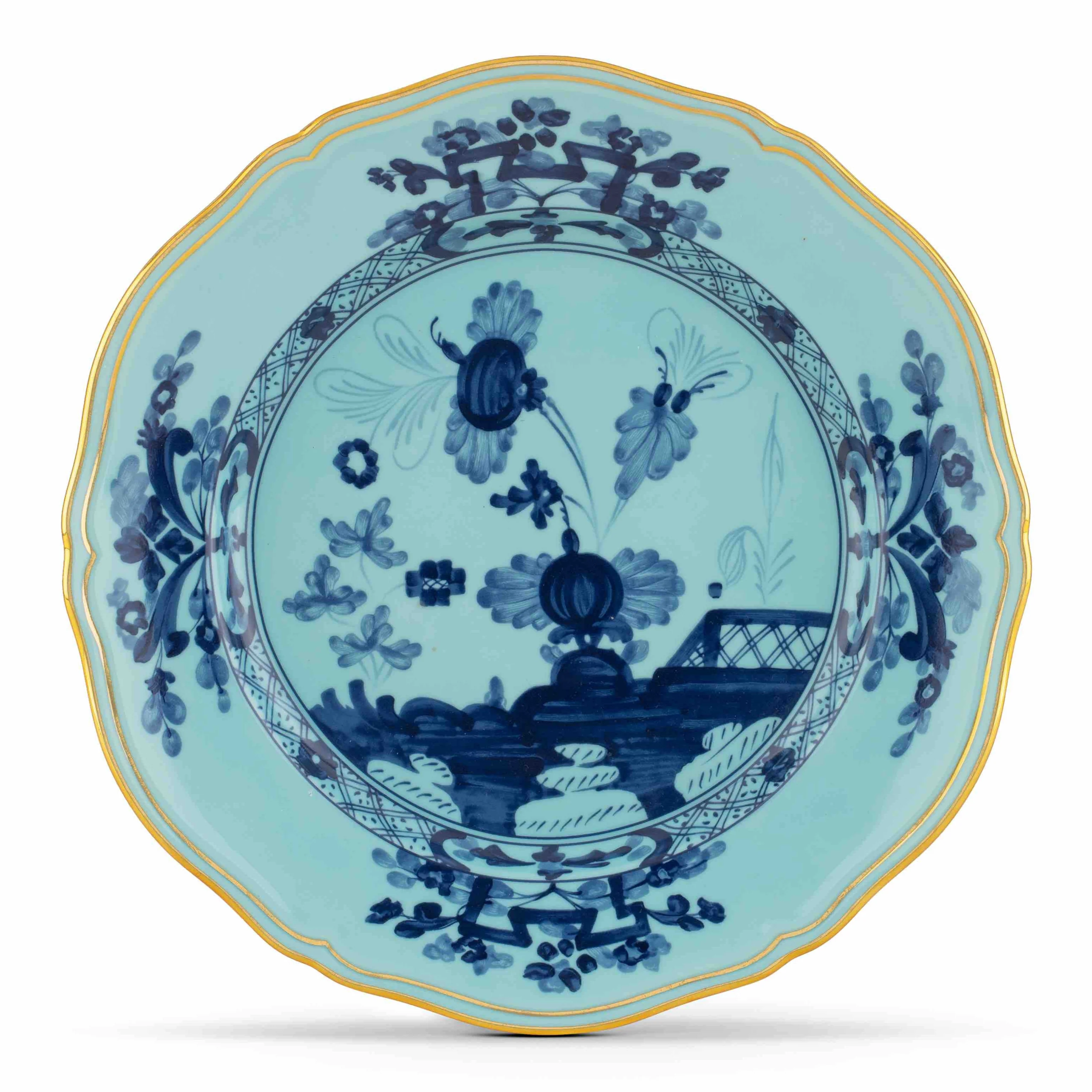 Oriente Italiano Iris with Gold Dinnerware & Decor Collection - Image 3
