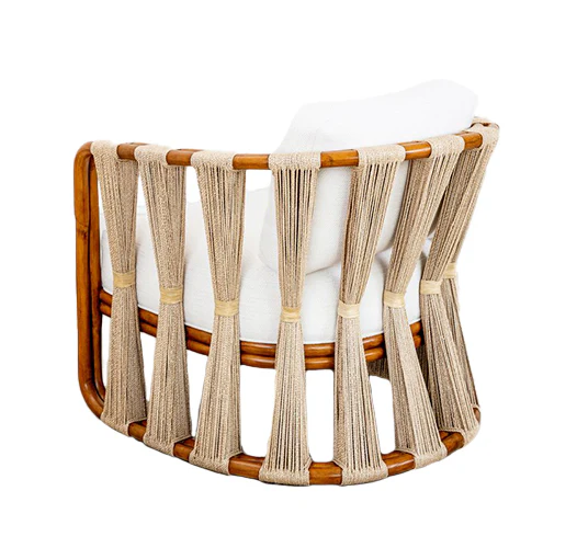 Strings Attached Lounge Chair, Perennials Sea Salt - Image 2