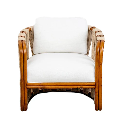 Strings Attached Lounge Chair, Perennials Sea Salt - Image 3