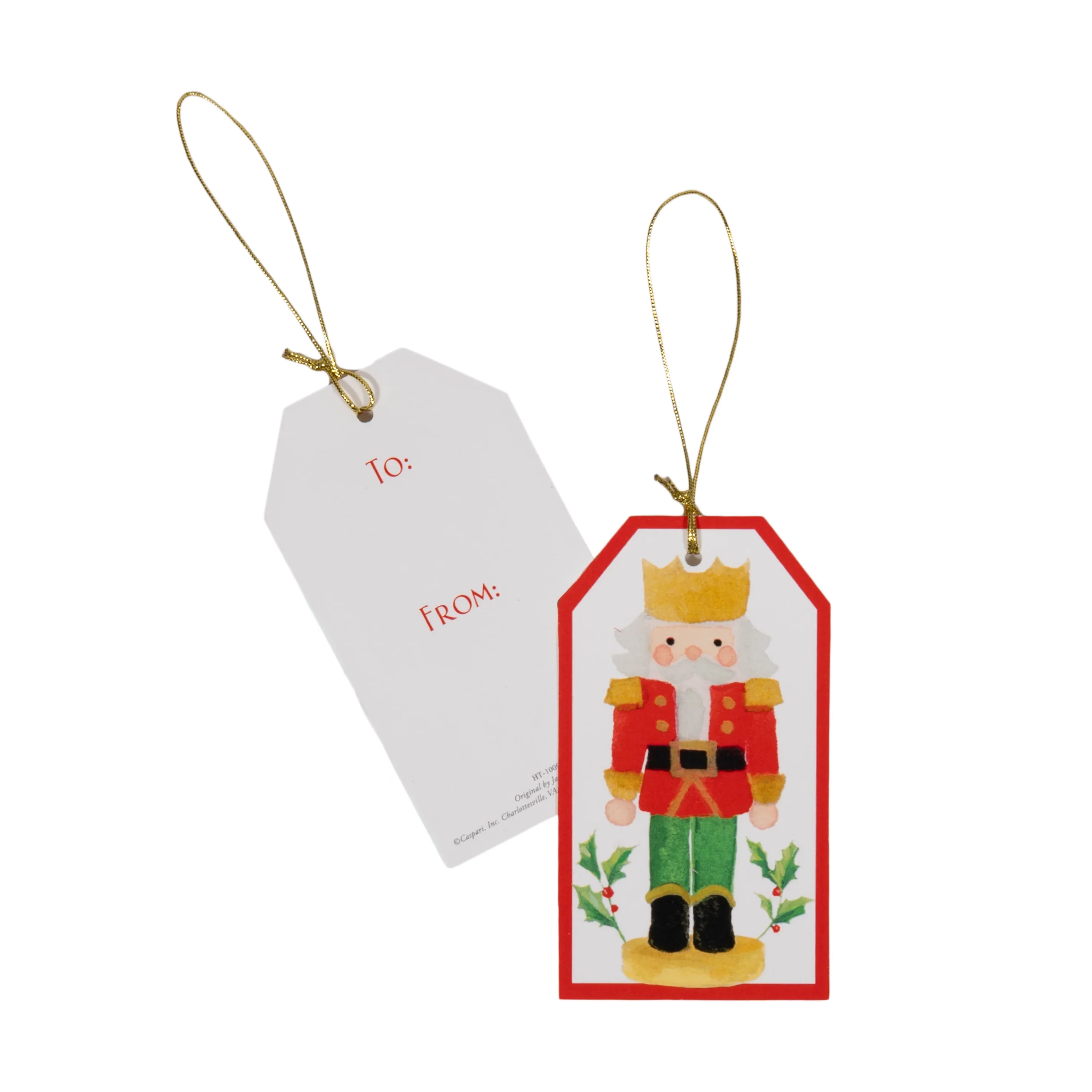 Painted Nutcracker Hanging Tag - Image 2