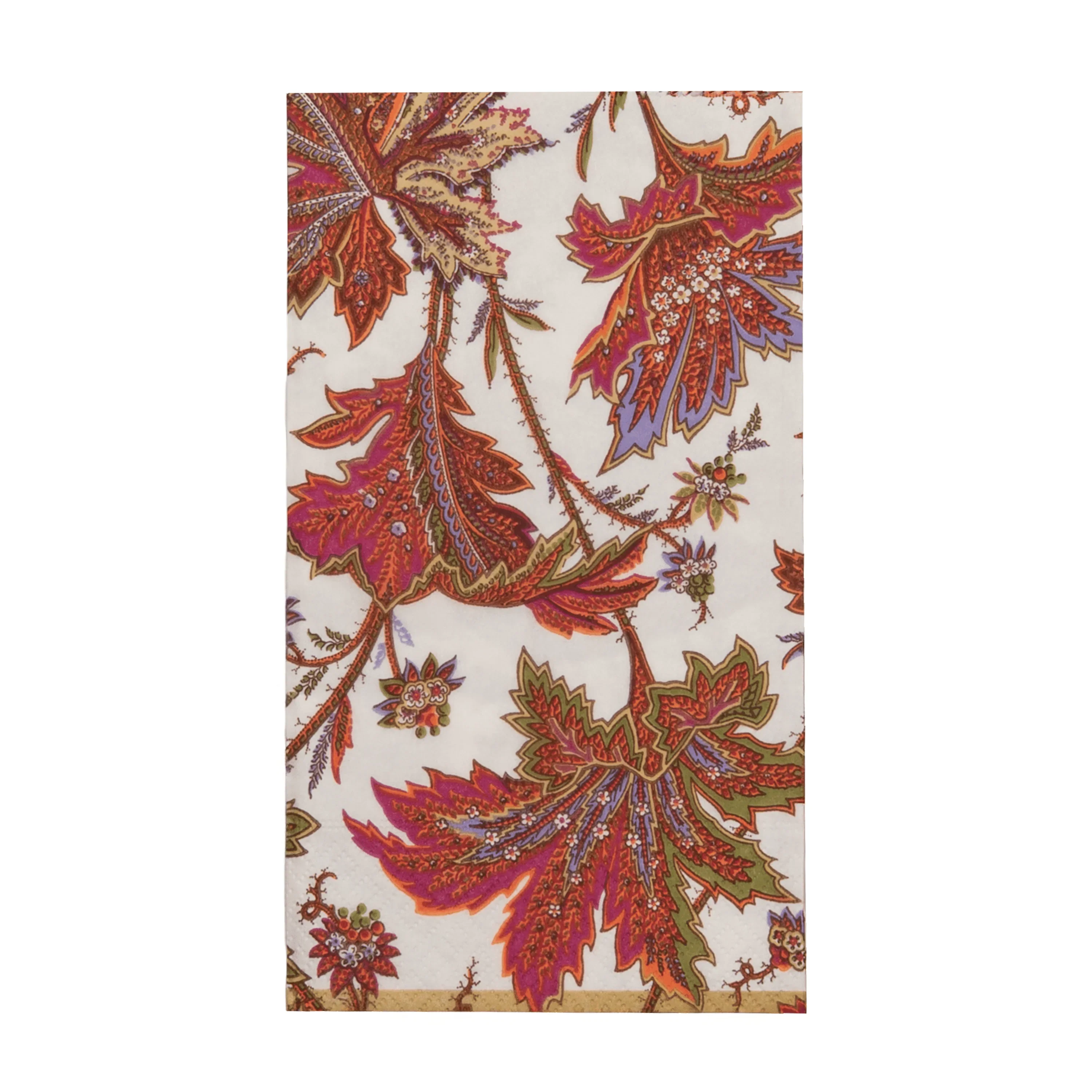 Paisley Leaves Ivory Napkin Collection - Image 3